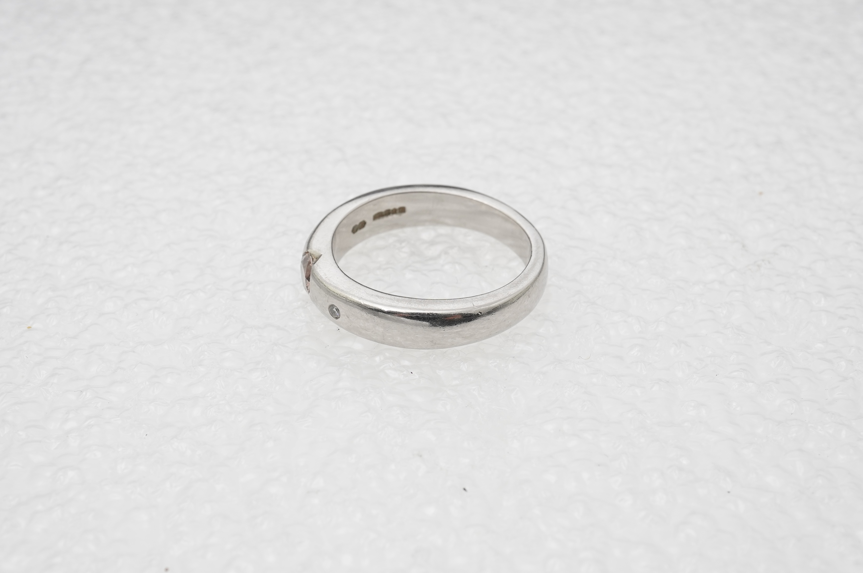 A brown diamond ring